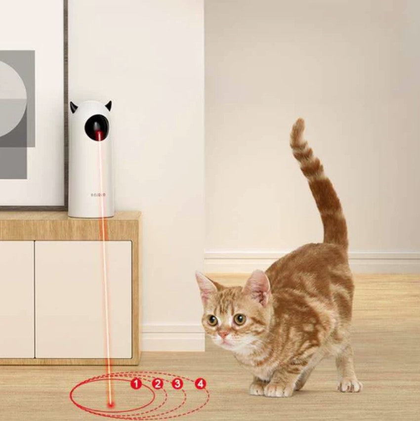 Jouet rotatif laser à LED infrarouge à trois modes pour chat - FELINSPA™