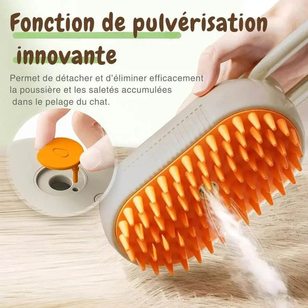 Brosse de Massage vapeur 3 en 1 - Felinspa™